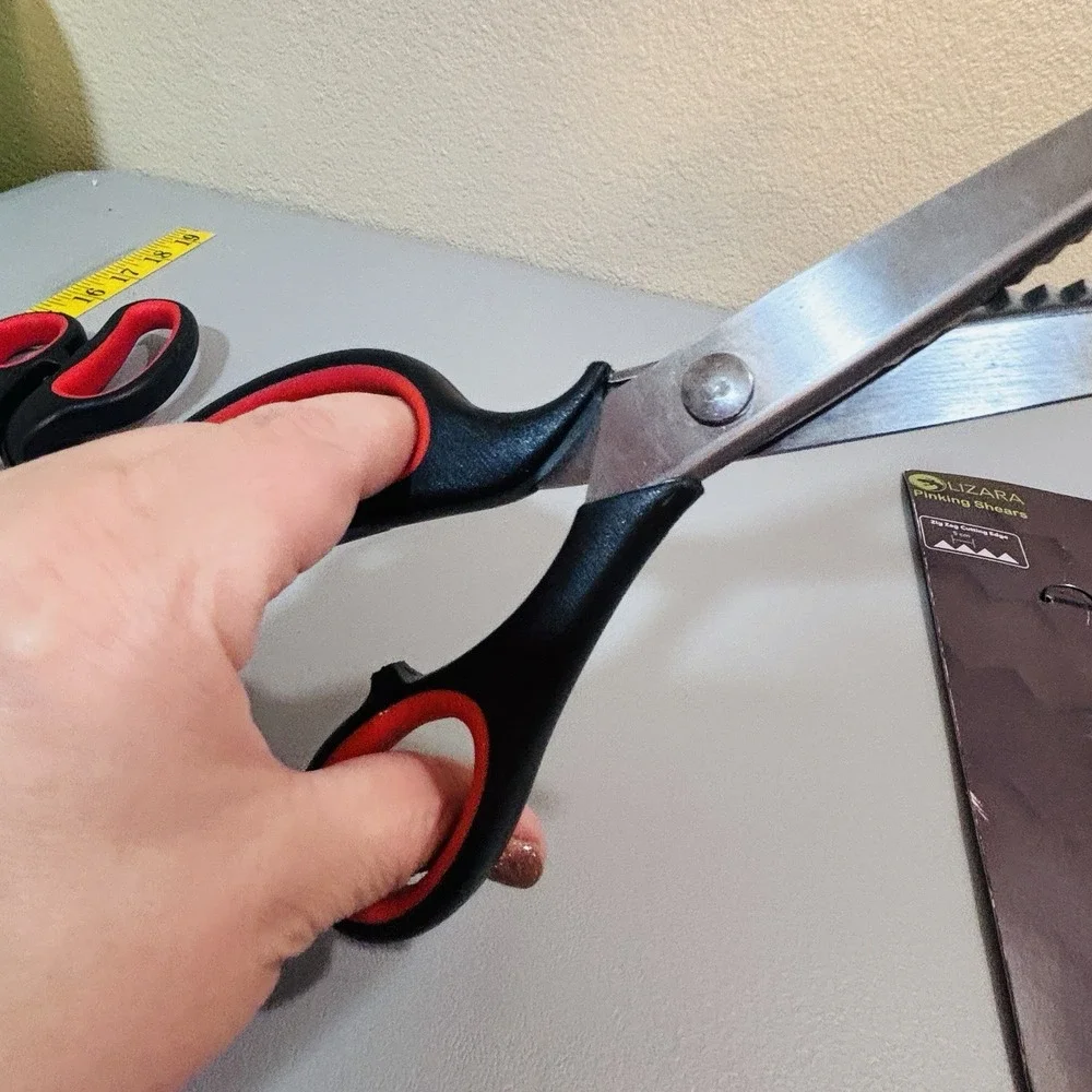 Lizara Pinking Shears Fabric Cutting 9